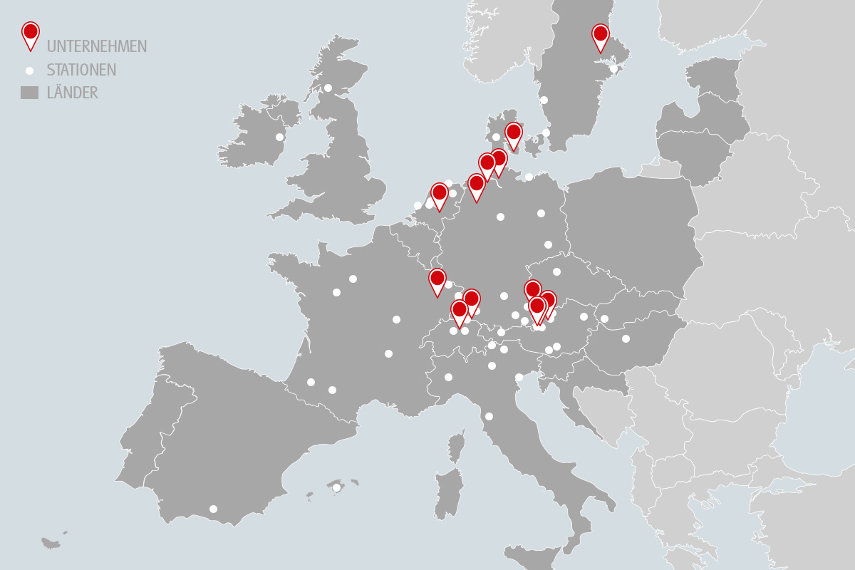 Eurofun Unternehmen und Aktivreise-Stationen
